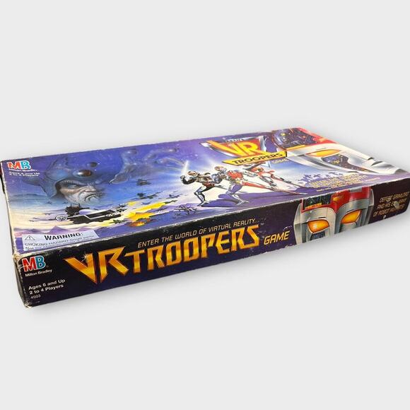 Vintage 1994 VR Troopers Board Game-COMPLETE! 1990s Saban Power Rangers - Picture 2 of 6